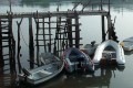 The dinghy dock at low tide.