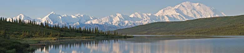 Denali and Alaska Range Photo.